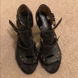 Black Nine West heels